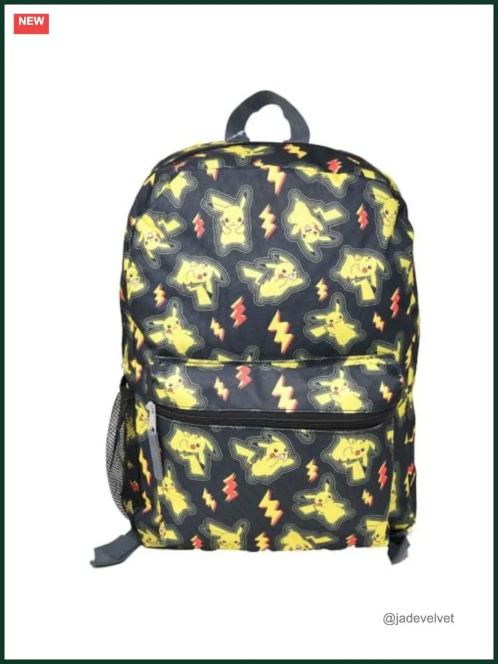 Pokemon Pikachu Kids Backpack Polyester School Bag